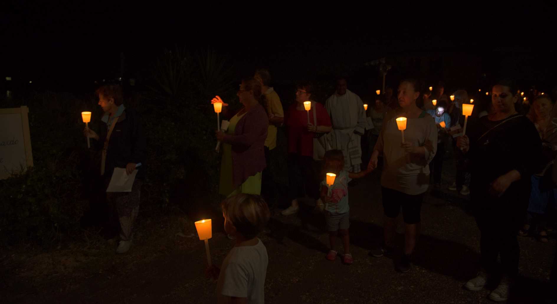 La processione dell''Assunta all''Idroscalo